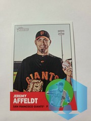 2012 Topps Heritage Jeremy Affeldt #469 Giants